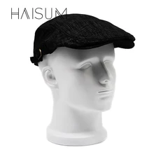 Новое поступление унисекс Haisum водительское солнце плоская кепка таксиста кепка газетчика для остроконечных шляп шапки для ретро берет теплый осенний Cs50