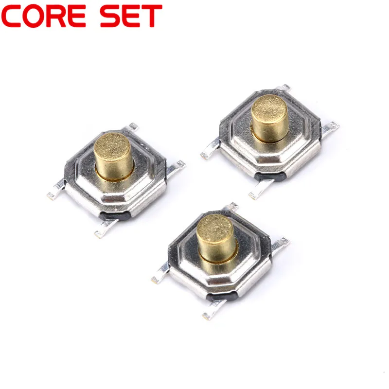 20pcs 4x4x3mm Micro Waterproof Copper Tactile Tact Touch Push Button Switch A.bf 