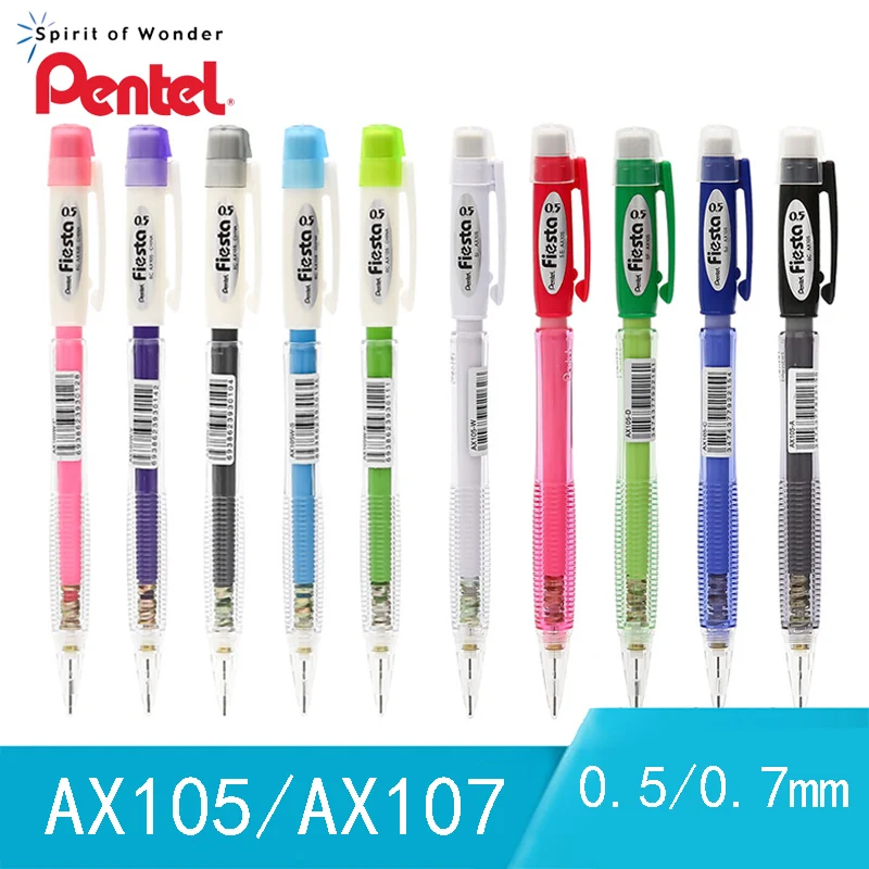 

Japan Pentel AX105/107 0.5mm 0.7mm mechanical pencils office & school writing supplies