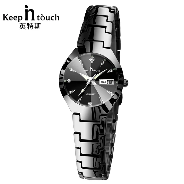 KEEP IN TOUCH Luxury Women Watches Rhinestone Top Brand Quartz Bracelet Dress Ca KEEP IN TOUCH Luxury Women Watches Rhinestone Top Brand Quartz Bracelet Dress Ca