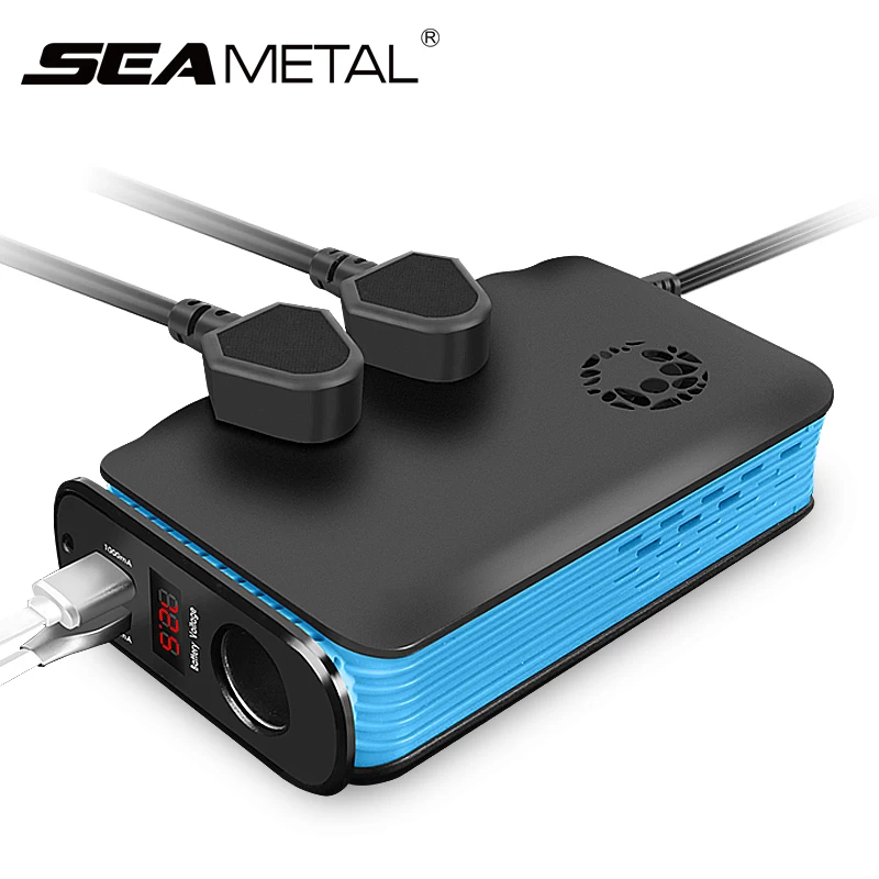 

Car Inverter 12V 220V 200W USB Cigarette Lighter LED Display Portable Charging Charger Modified Sine Wave Power Socket Auto Kit