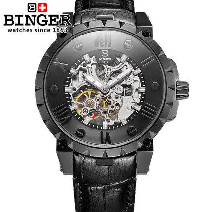 Best Selling Men Sports Military Watches Leather Boyfriend Gift Fashion Binger Wristwatch Outdoor Round Dial Wholesale