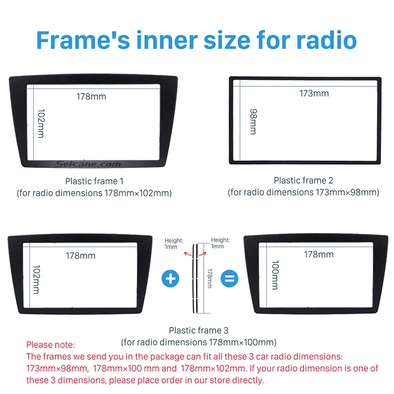 Cena Seicane 2 DIN ramka radia samochodowego konsoli do montażu panel stereo dla GM CHEVROLET LADA GRANTA odtwarzacz DVD płyta Dash wykończenie ramek zestaw