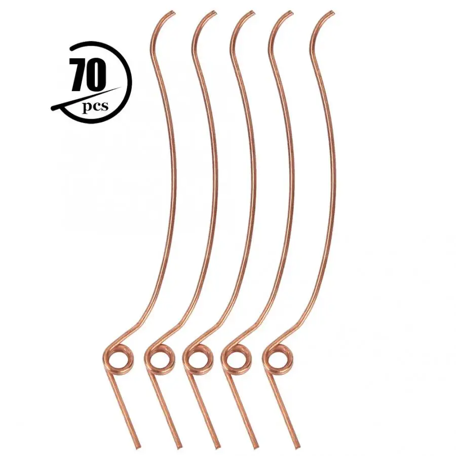 

70 Pcs Metal Piano Hammer Butt Springs for Upright Pianos Repair Parts Electronic Keyboard Replacement