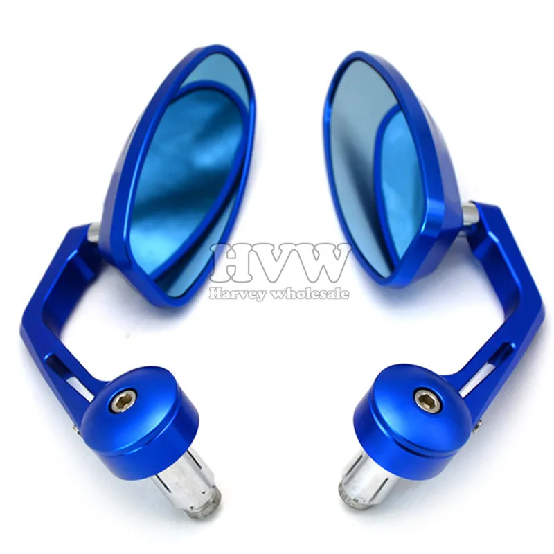 

Universal 7/8" 22mm Motorcycle rearview Side Mirror Street Bike Handle Bar End For suzuki gsxr600 2006-2010 gsxr750 gsxr1000
