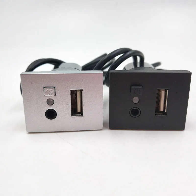 Новые высококачественные автомобильные аксессуары кнопка Aux Usb интерфейса с мини