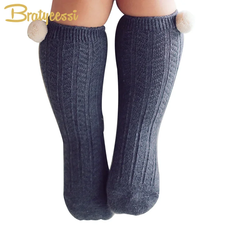 1 пара Детские хлопковые Гольфы с помпоном|baby socks|cotton baby socksbaby cotton socks |