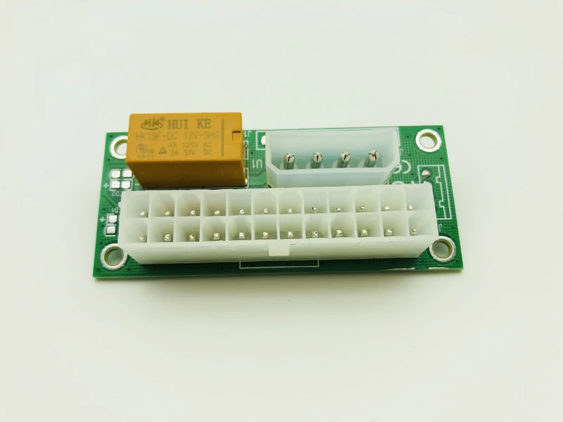 Адаптер питания Add2psu VER004 ATX 24Pin к Molex 4Pin двойной блок синхронизация стартера