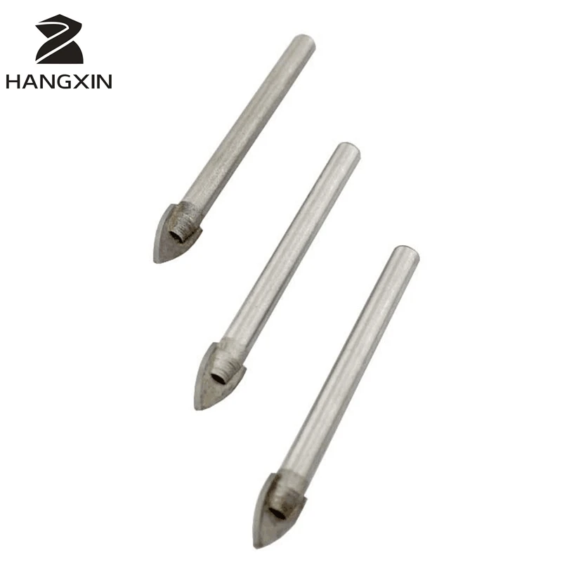 Tiles, glass, stone, triangular drill 4mm