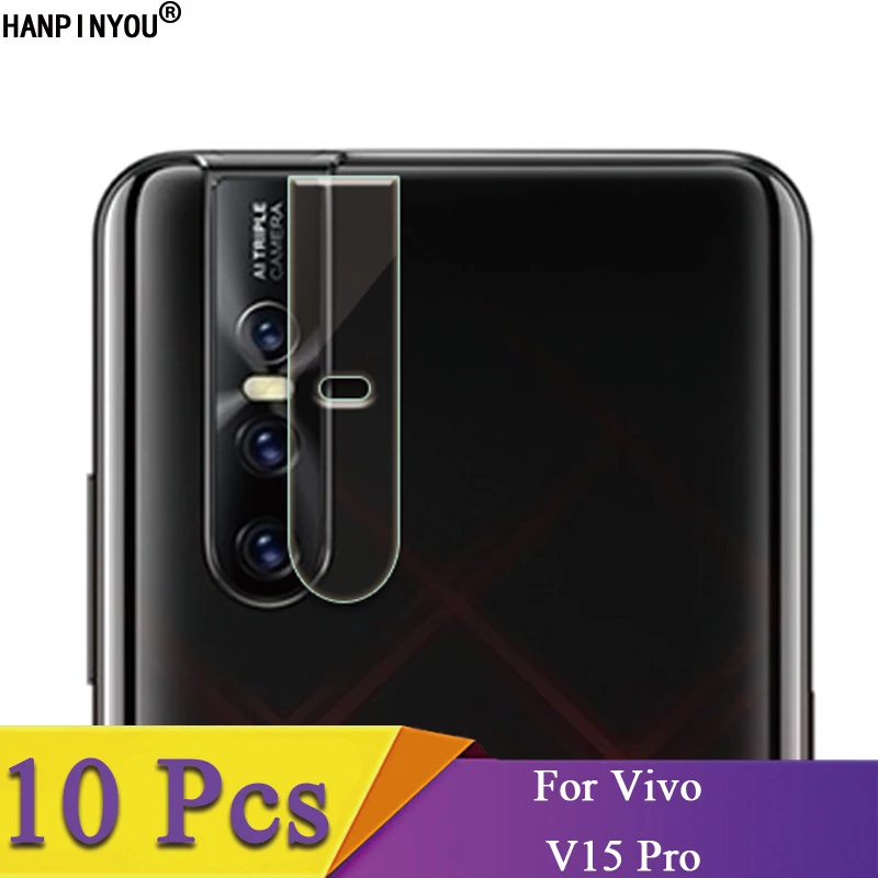 10Pcs/Lot For Vivo V15 Pro Clear Ultra Slim Back Camera Lens Protector Rear Camera Lens Tempered Glass Film For Vivo V15 Pro