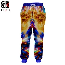 OGKB, унисекс, хип-хоп штаны для бега, на заказ, 3D принт, красочные, Ray Cat, спортивные штаны, мужские, забавные, Homme, повседневные тренировочные штаны, Заводской магазин