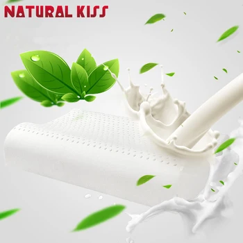 

Natural Latex Cervical Orthopedic Pillow Sleeping Bedding Neck Support High Pillows Neck Soft Head Care Memory Bedroom Pillows