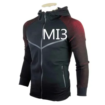 

MI3 Men's Spring Hoodies Male Slim Cardigan Print Logo Sweatshirts Regular Casual Hooded Long Sleeves Pullover Moto Bikers Coats