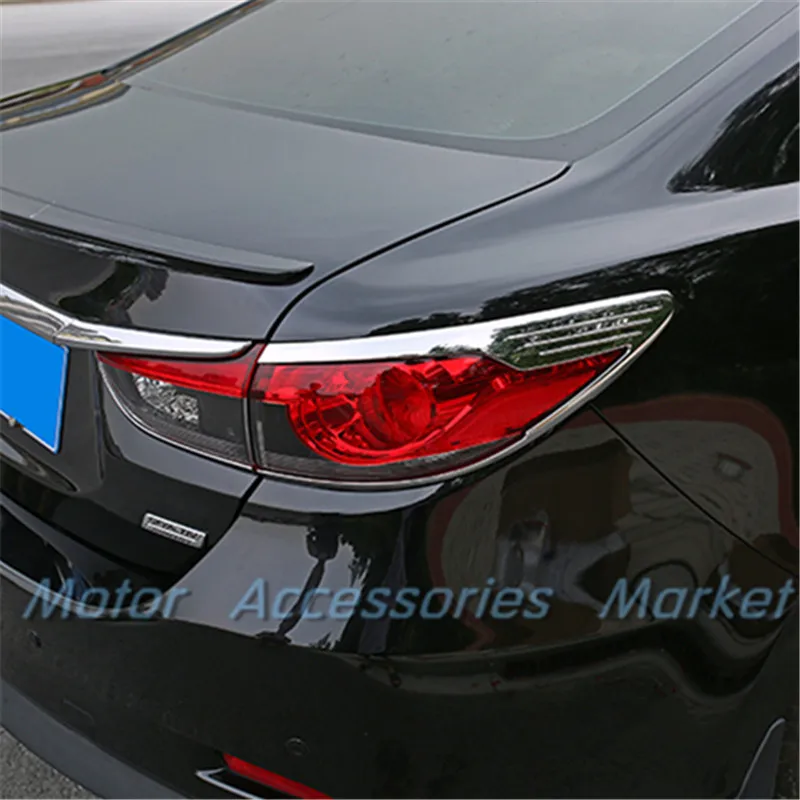 

New Chrome Rear Light Cover Bezel Trim for Mazda 6 2014 2015 2016 2017 2018