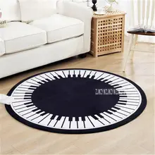 OSYXDT креативный модный домашний утолщенный мягкий круглый ковер для гостиной, спальни, напольный коврик, ковер для детской комнаты, диаметр 150 см, круглый ковер