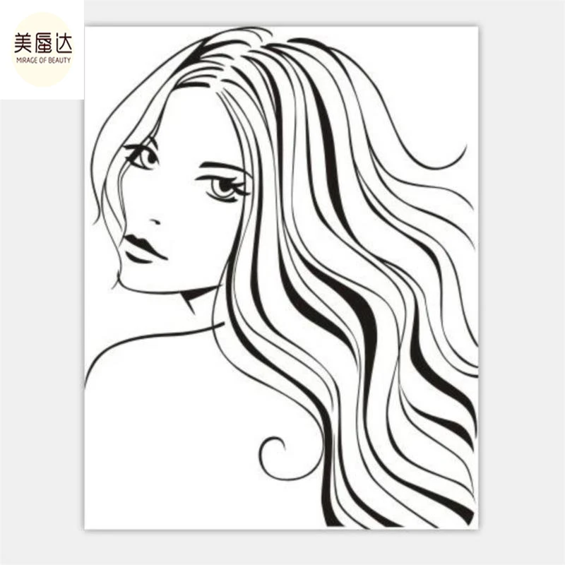 Vinyl Decal Hot Sexy Girl Black African Lady Cool Decor Wall Stickers