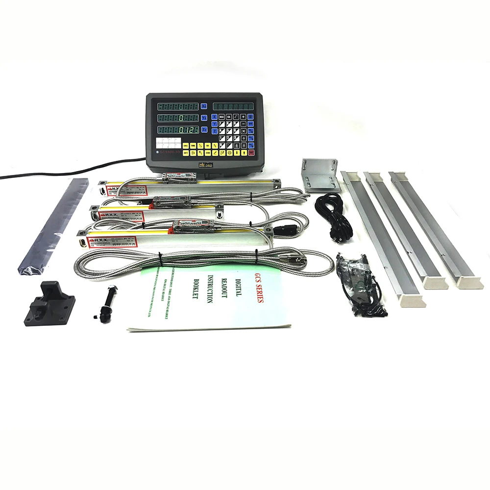 

High Accuracy 3 Axis Linear Scale DRO Linear Sensor Digital Readout 500&650&600mm for Wire Cutting Machine