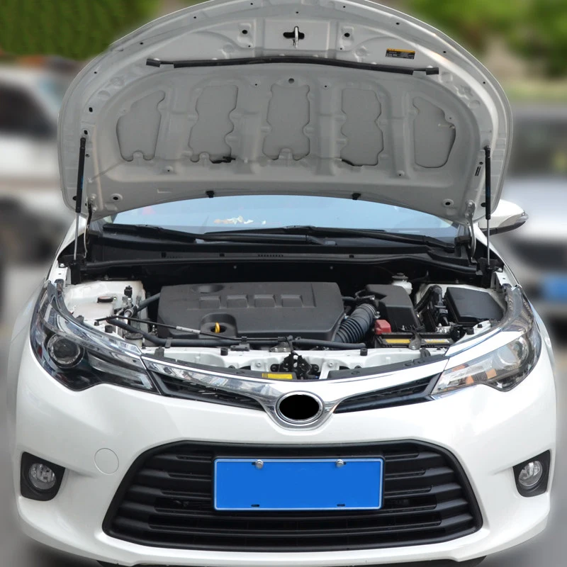 

For Toyota Corolla 2014 2015 2016 2017 Hood Cover Hydraulic Rod Strut Telescopic Rod Engine Hood Lift Support 2pcs Car Styling