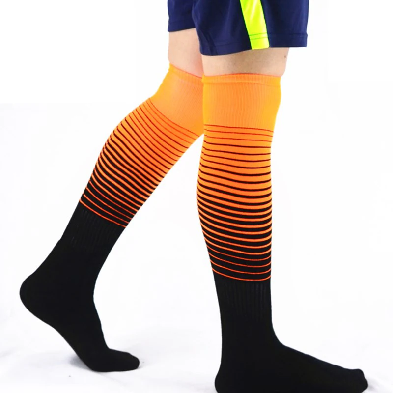 

Men Women Cycling towel socks Sport Football Soccer Long Socks Over Knee High Sock Basketball Hockey jogging Fitness Long Stock
