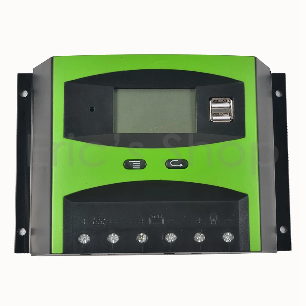 

PWM 50A Solar Controller Charger 48V Battery Solar Power Regulator with LCD Display and 5V USB Output Solar Controller 2400W