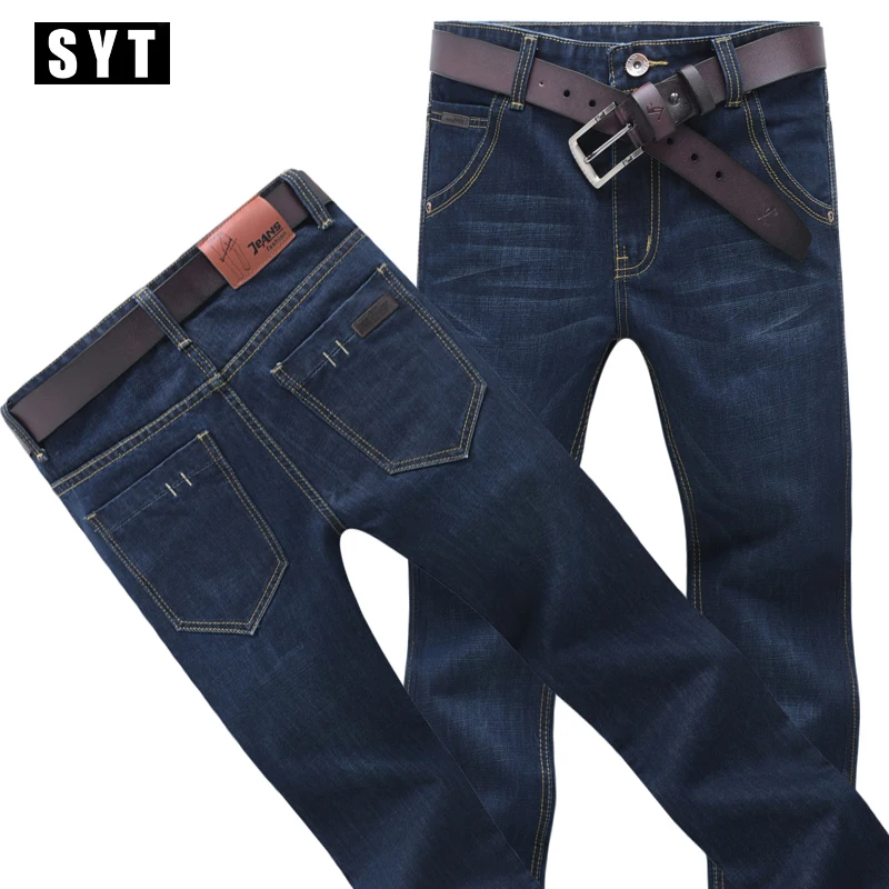 Promotion Limited SYT Men's 2016 Men's Jeans Business Casual Light Wash