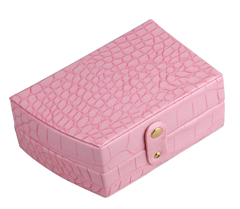Роулинг большой Jewellery коробка для хранения розовый подарок на день рождения Для женщин Девушка зеркало брелок кабинет Искусственная кожа