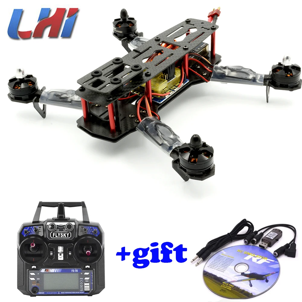 

Drones quadrotor Carbon Fiber FPV drone with camera hd Quadcopter for QAV250 Frame Flysky FS-I6 dron rc helicopter professional