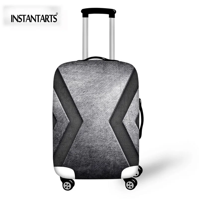 INSTANTARTS дорожные аксессуары 3D геометрические багажные Защитные чехлы для 18-30 дюймов чемодан Водонепроницаемый Эластичный пылезащитный дождевик - Цвет: D0632