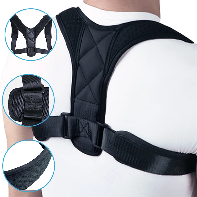 

Adjustable Back Posture Corrector Adult Children Back Support Belt Clavicle Spine Back Brace Shoulder Lumbar Posture Correction