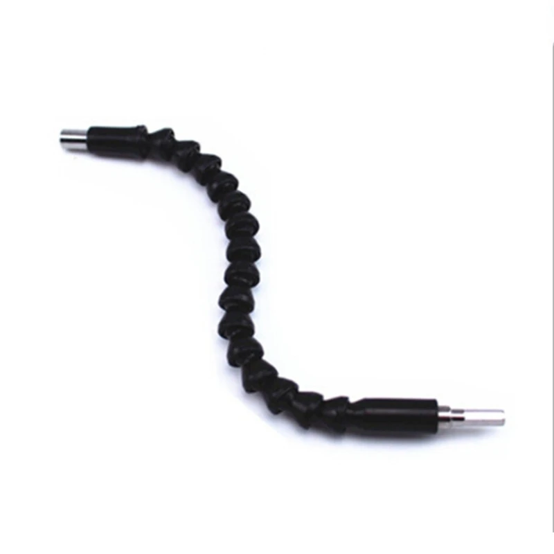 

200/250/295mm Electronics Drill Black Flexible Shaft Bits Extention Screwdriver Bit Holder Connect Link Black Color