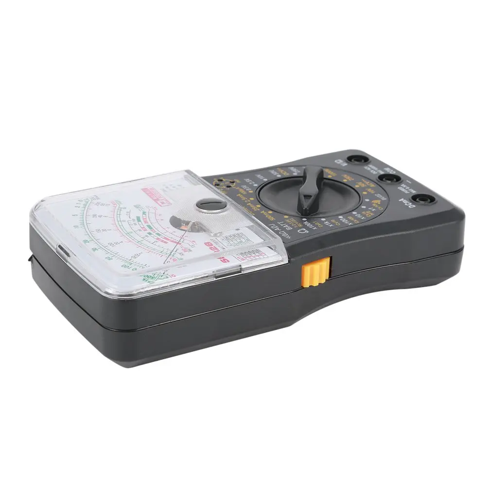 Mini Handheld Analog Multimeter AC/DC Voltmeter Ammeter Resistance Continuity Capacitance Battery dB Capacitance Tester