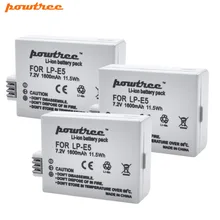 7.2V 1600mAh LP-E5 LPE5 LP E5 Camera Battery for Canon EOS Rebel XS, Rebel T1i, Rebel XSi, 1000D, 500D, 450D, Kiss X3,X2, L15 7.2V 1600mAh LP-E5 LPE5 LP E5 Camera Battery for Canon EOS Rebel XS, Rebel T1i, Rebel XSi, 1000D, 500D, 450D, Kiss X3,X2, L15