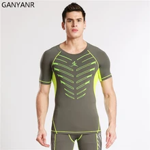 GANYANR Running T Shirt Men Basketball Tennis Gym Fitness Sportswear Compression Jogging Tops Slim Fit Exercise Tights Sports GANYANR Running T Shirt Men Basketball Tennis Gym Fitness Sportswear Compression Jogging Tops Slim Fit Exercise Tights Sports