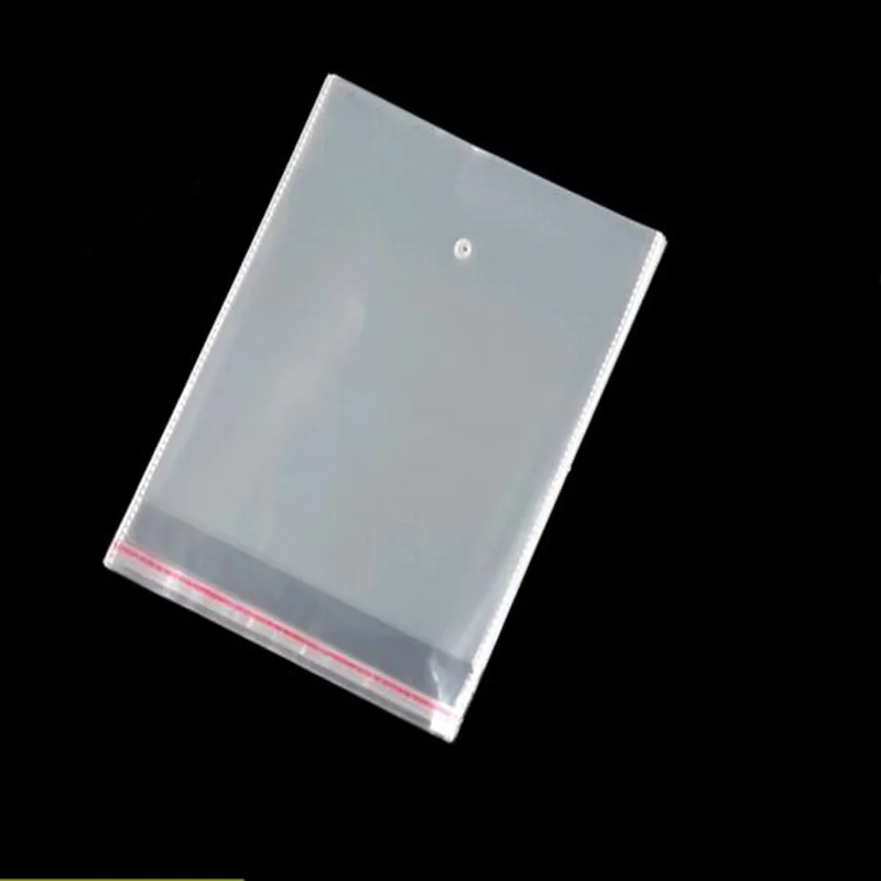 500pcs/lot Clear Resealable OPP Poly Bags Transparent Opp Bag Packing Plastic Bags Self Adhesive Seal PP122601