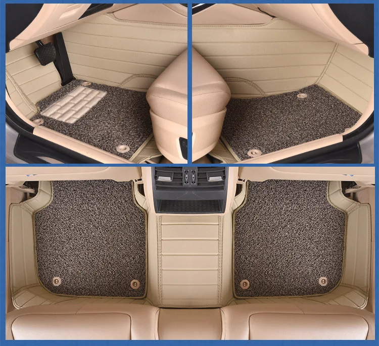 Myfmat под заказ кожаные автомобильные коврики для Hyundai ix30/35 Sonata ELANTRA townan Tucson Accent SantaFe