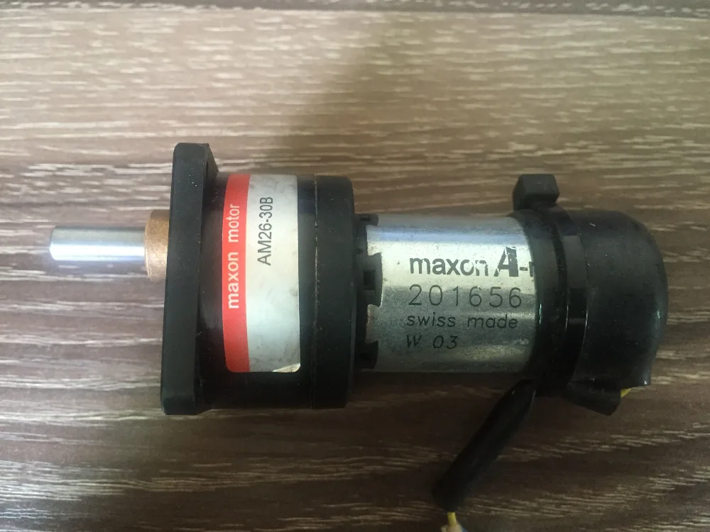 Используется Швейцарский MAXON Coreless 24 В в gearmotor 360 двигатели постоянного тока Включите AM26-30B 201656