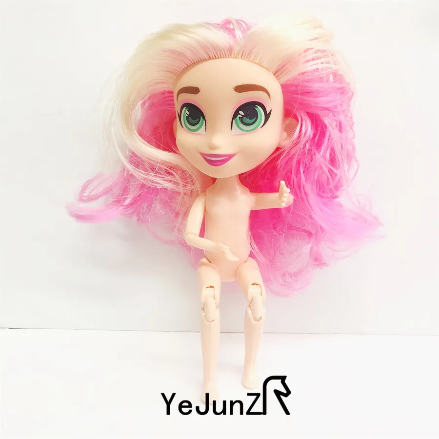 

new 16cm Girls Beautiful Hair Princess Dolls 14 joint doll toy Lovely doll Christmas Gift Free shipping