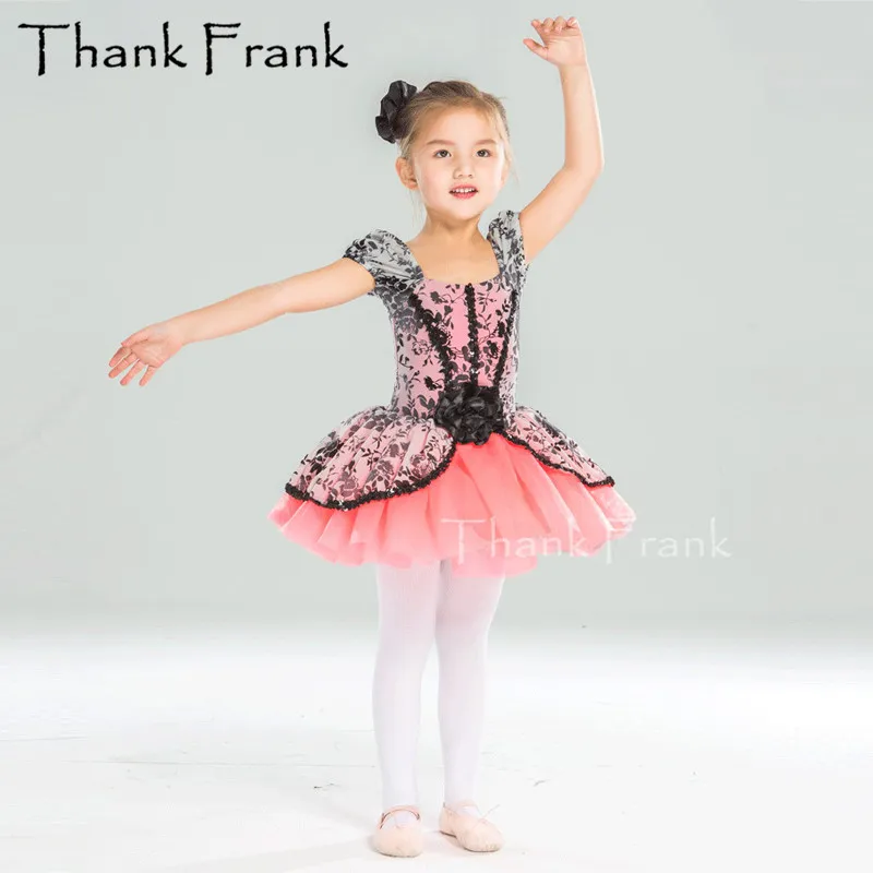 

New Lace Princess Ballet Tutu Dress Girls Sequin Adorable Flower Ballet Costume Kids Adult Puff Sleeve Romantic Dance Outfit