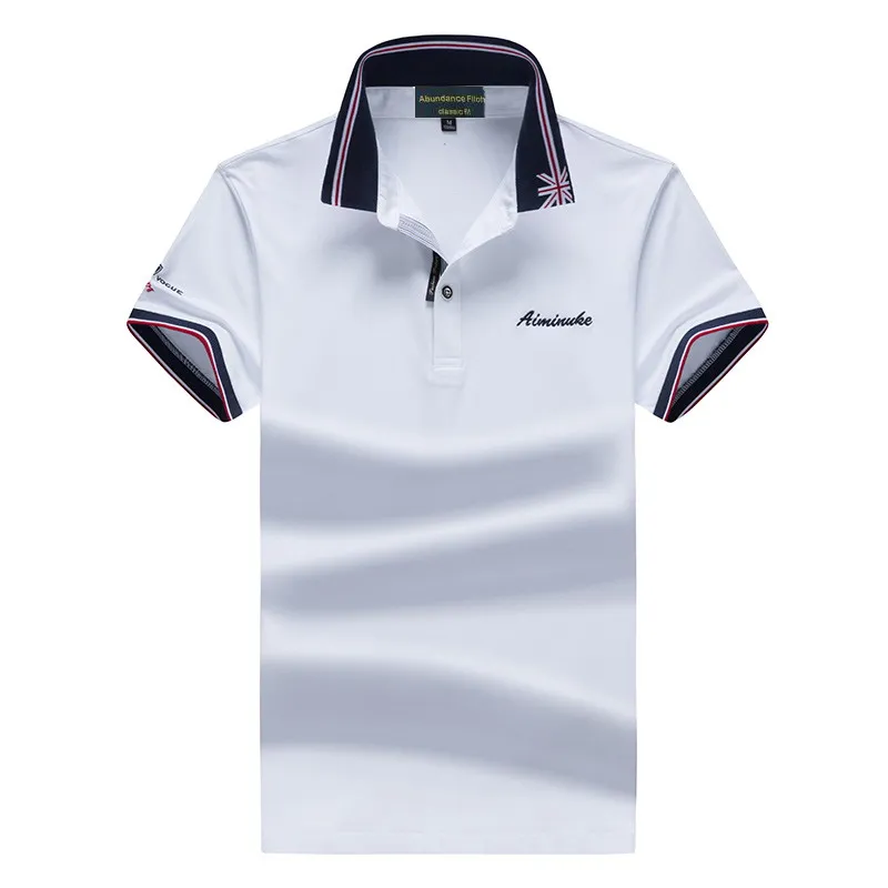 

Business casual men's short-sleeved Polo 2019 Summer new casual youth men's wear Polo shirt clothing summer clothing 7006