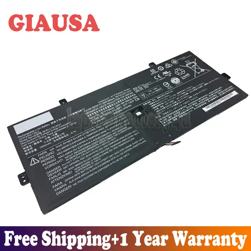 Giausa New 7 6v 62wh 8160mah L15c4p21 Battery For Lenovo Yoga 910 Yoga 5 Pro L15c4p22 L15m4p23 Series Laptop Batteries Aliexpress