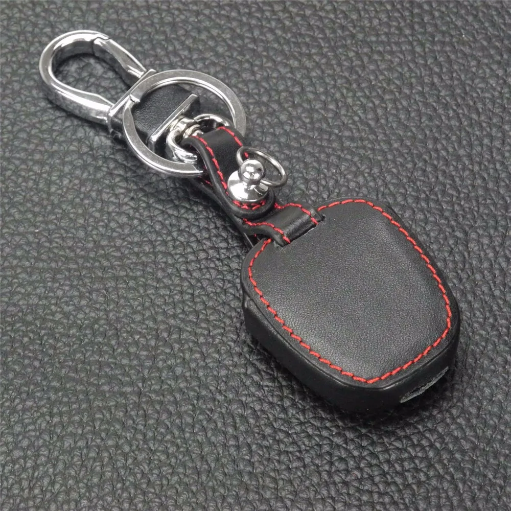 Jingyuqin пульт дистанционного управления 2 кнопки кожаный чехол для ключей автомобиля для Toyota камера заднего вида держатель RAV4