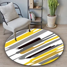 60*60 см/80x80 см/100x100 см мягкая красочная полоса/волна ковер плюшевый коврик домашняя декоративная подушка для стула коврик против скольжения