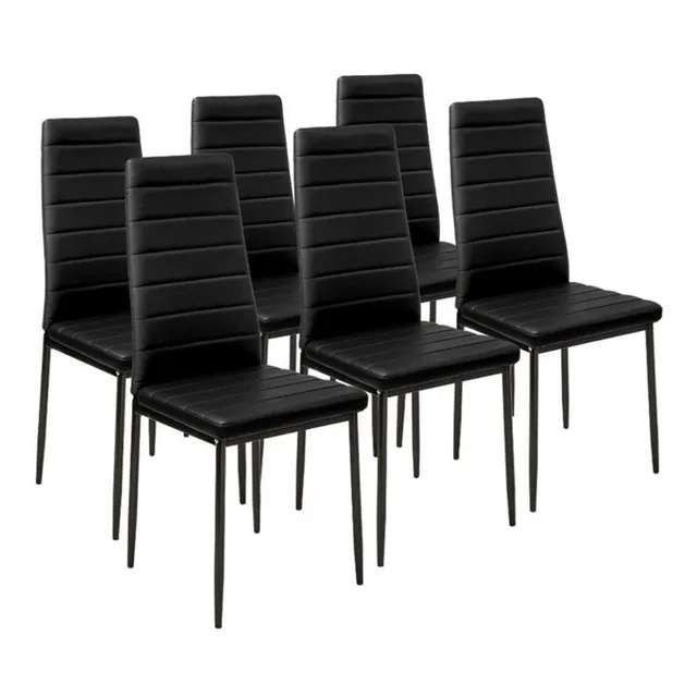 Best Price Modern 6pcs/set Striped Dining Chairs High Backrest Dining Room Kitchen Breakfast Chair Home Comfortable Decorative Furniture Best Price Modern 6pcs/set Striped Dining Chairs High Backrest Dining Room Kitchen Breakfast Chair Home Comfortable Decorative Furniture