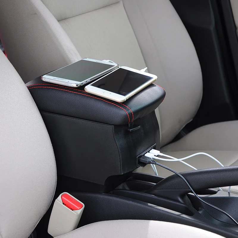 8 шт. подлокотник с разъемом USB для SKODA RAPID/Rapid Spaceback 2015 2016 автомобильный центральный