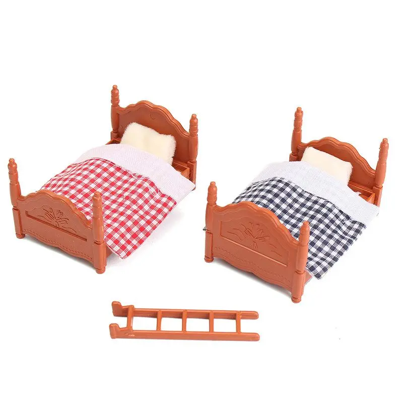 DIY مصغرة دمية تذبذب الاكسسوارات السرير مجموعات ل المنمنمات الأثاث اللعب هدايا للأطفال Miniatura Juguetes