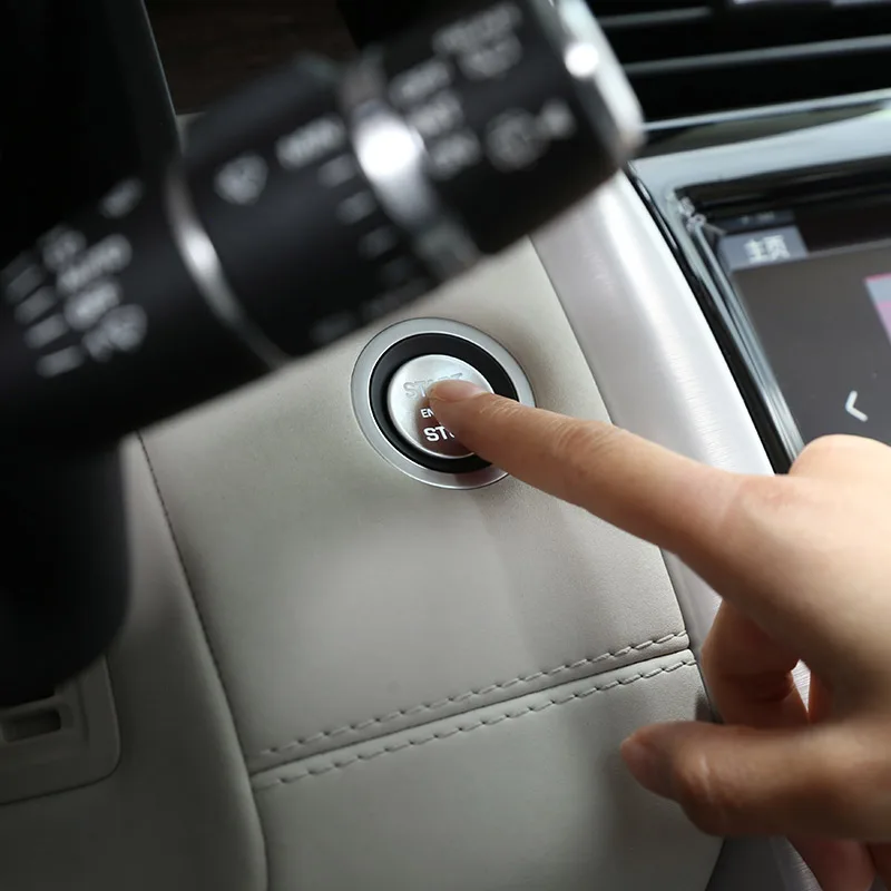 ABS автомобильный двигатель старт стоп переключатель Крышка Накладка для Land Rover