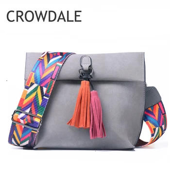 

2019 New design Women bag PU leather New Double tassel Clutch Shoulder bags Waist pack Crossbody Tas Tote Schoudertas Eenvoudige