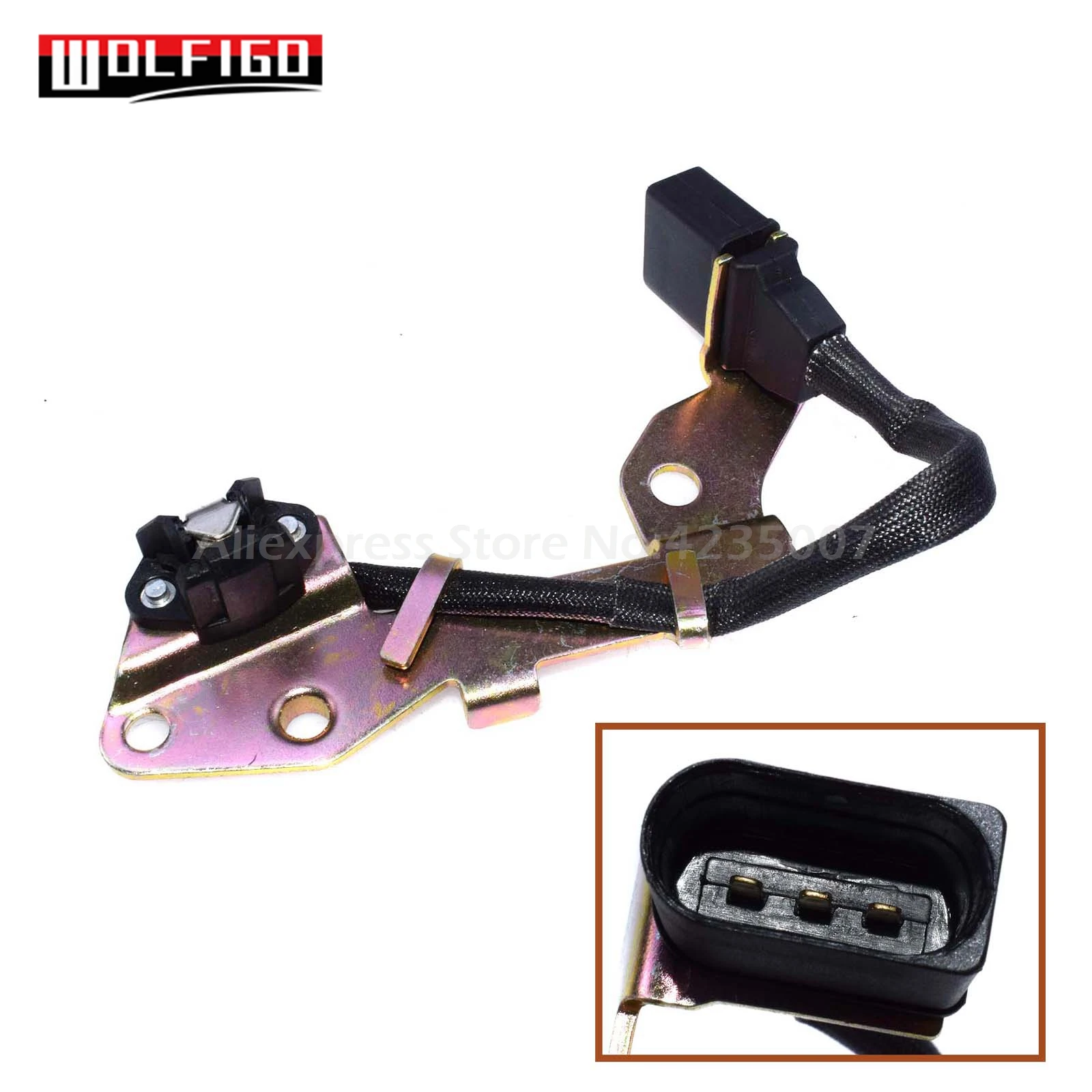 

WOLFIGO Crankshaft Position Sensor Pulse For VW New Beetle Bora Caddy Golf Passat J-etta Multivan Sharan 06A905161C,06A905161B