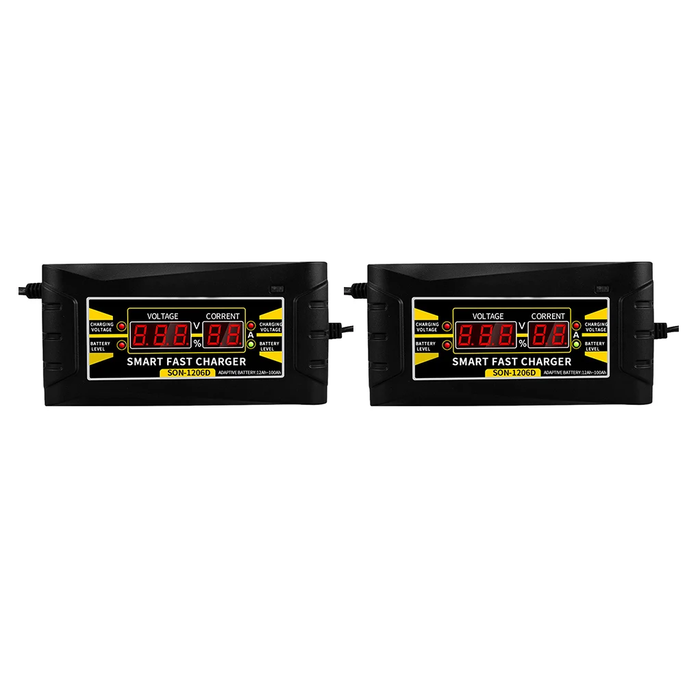 

Full Automatic Car Battery Charger 150V--250V To 12V 6A Smart Fast Power Charging Suitable for Car motorcycle