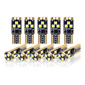

10-20 pcs 9SMD Canbus LED T10 W5W Super White Car Clearance Light Wedge Tail Bulb For MINI Cooper R56 R50 R53 R55 R57 R58 R59 R6